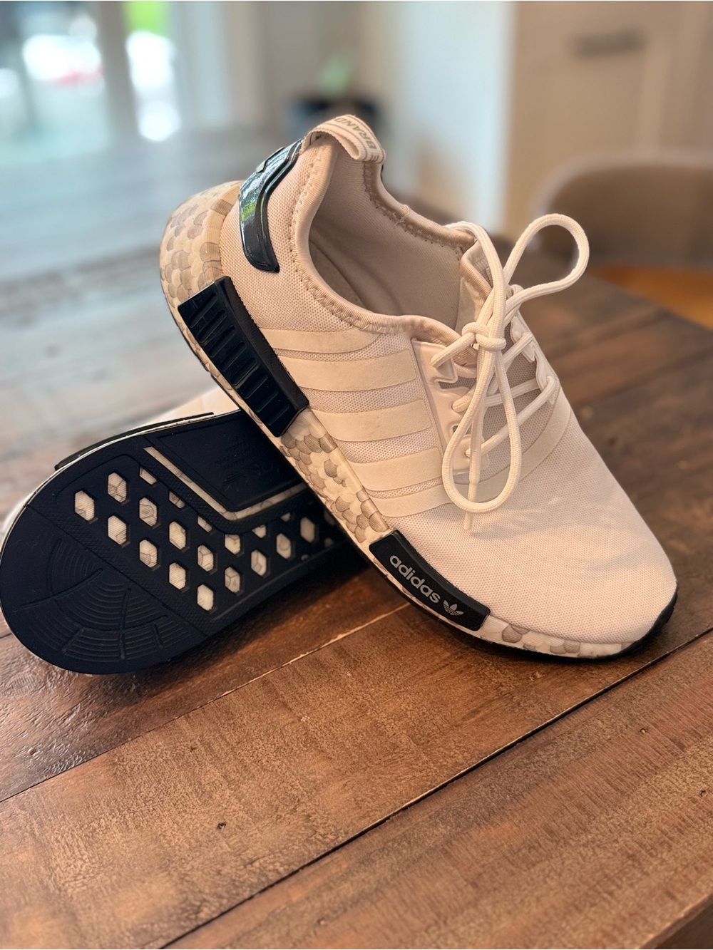 adidas Women’s White and Black NMD Sneakers Size 7.5